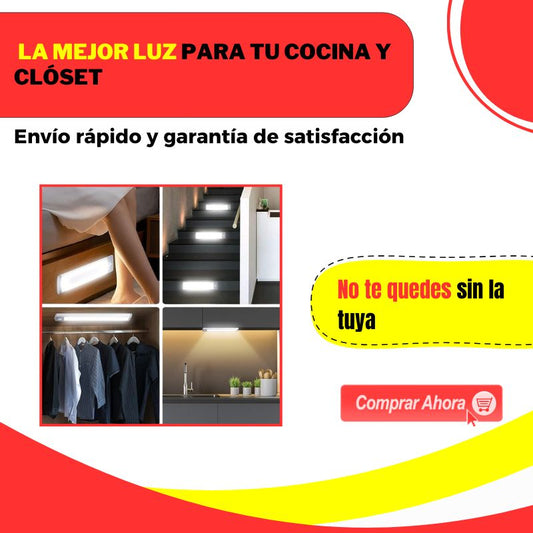 Luz Led con Sensor de Movimiento