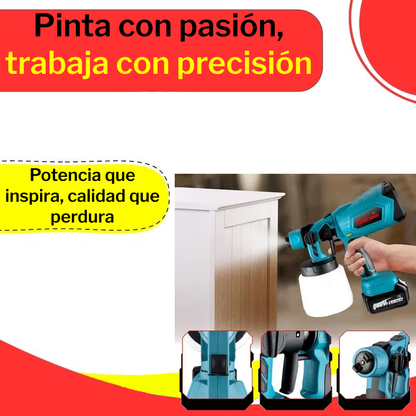 Compresor de Pintura Profesional de 2 Baterías