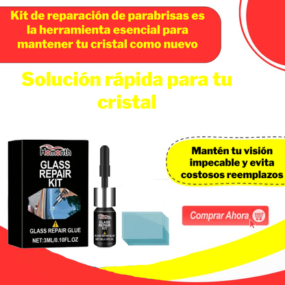 Paquete de Soluciones para Reparación de Parabrisas