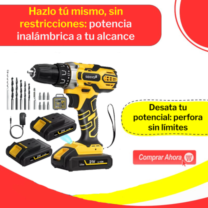 Taladro Inalámbrico 21v Percutor