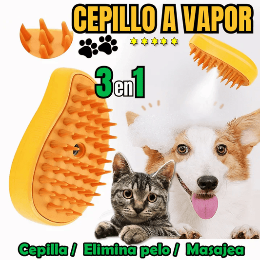Cepillo recargable 3 en 1 para mascotas